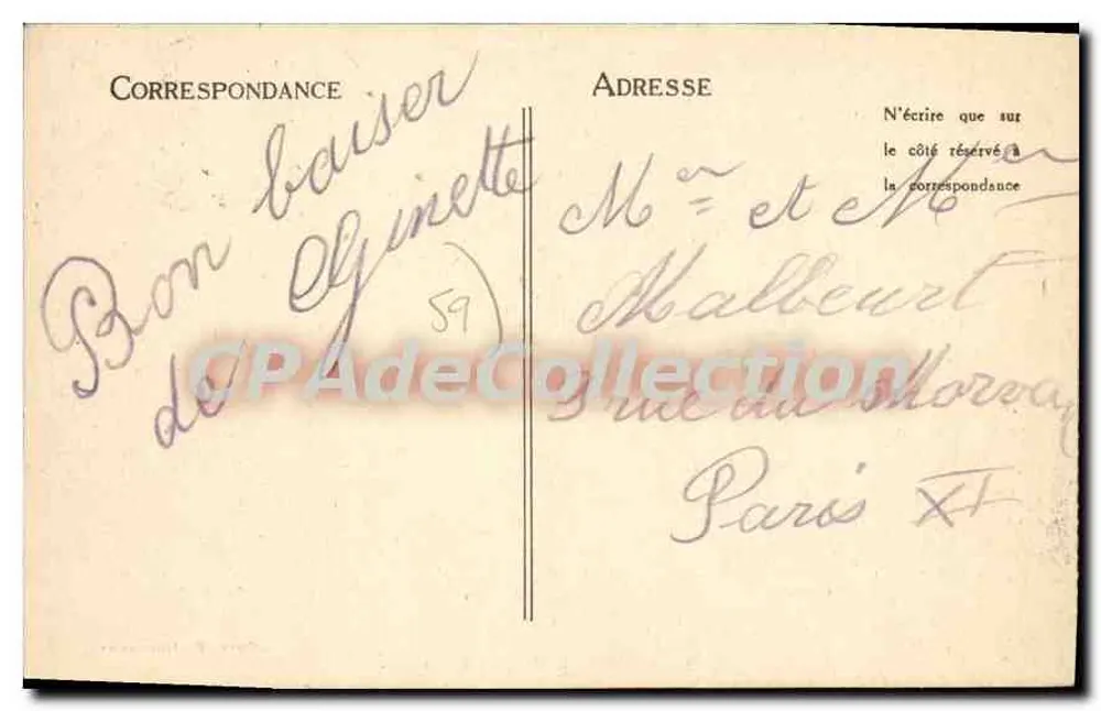 Dunkerque — O Farol — Ed. P. Leynaert - Verso