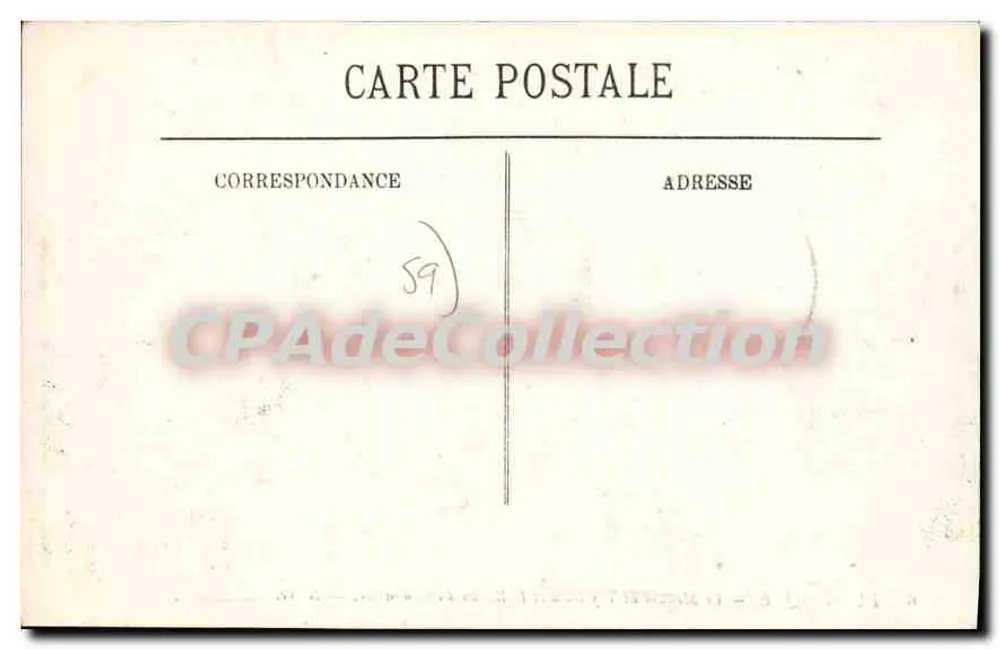 Dunkerque — El Monumento Trystram y el Muelle del Comercio — N.G. — n°6 - Reverso