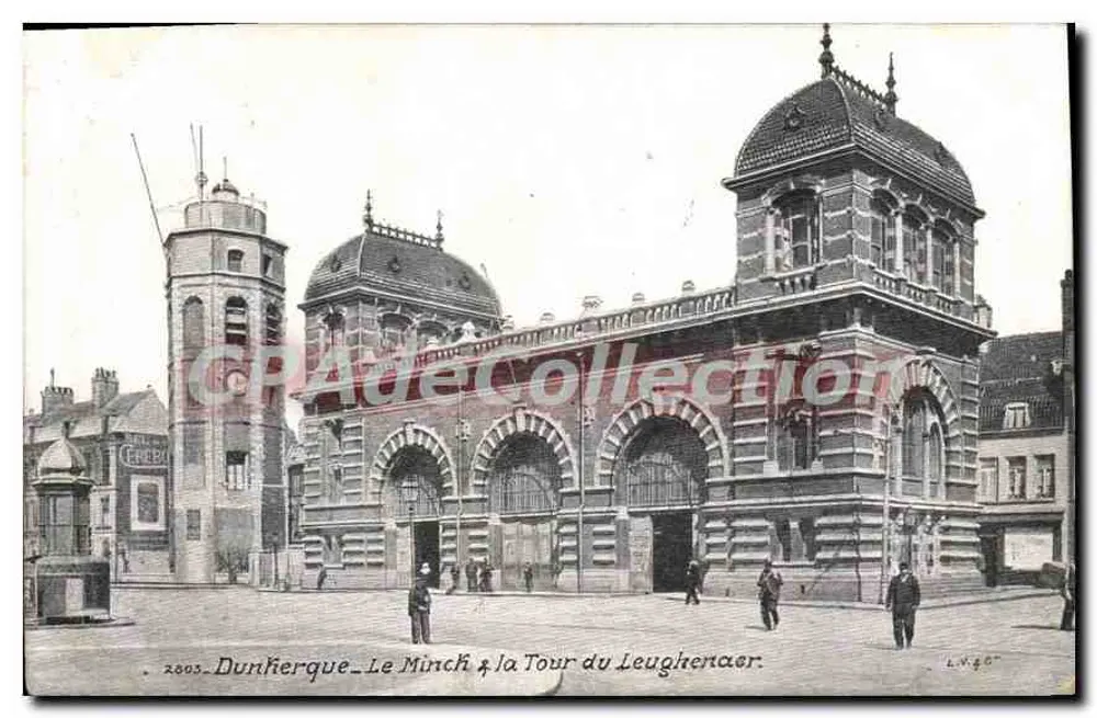Dunkerque - Le Minich y la Torre del Leughentacer — Tarjeta postal antigua deCollection, n° LV.460 - Anverso