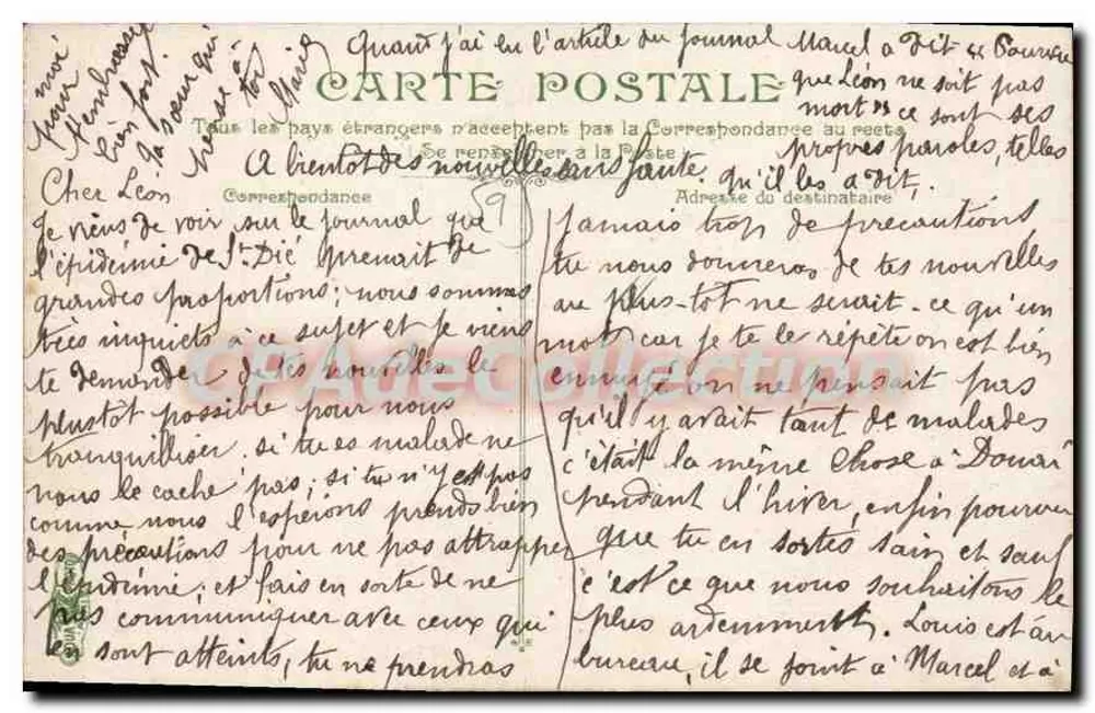 लिल - रू नेशनल, व्यू प्रिस डी ला ग्रैंड प्लेस — ए. लहाट एंड पर्चे, नंबर 10 - पीछे