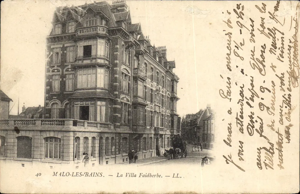 Malo-les-Bains — La Villa Faidberbe — LL. — n°40 - Vorderseite
