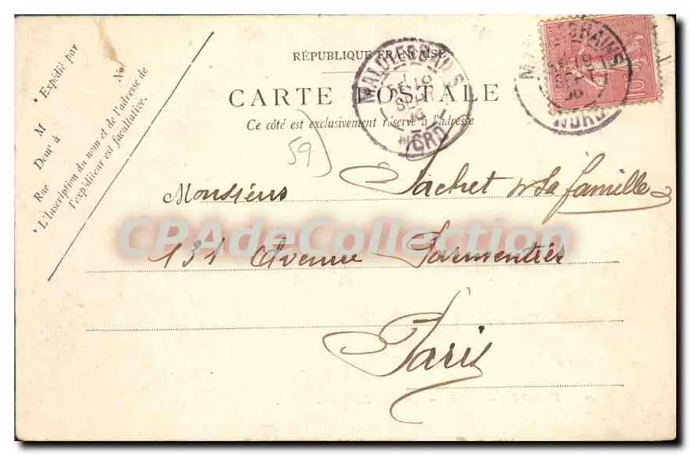 Malo-les-Bains — La Villa Faidberbe — LL. — n°40 - Rückseite
