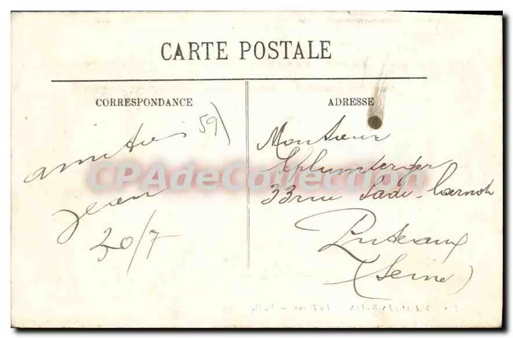 Malo-les-Bains — A Digue — N.G. - Verso