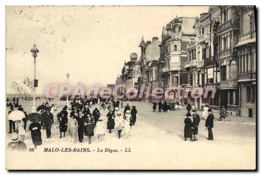 Malo-les-Bains - Digue - LL - n°98 - Awers