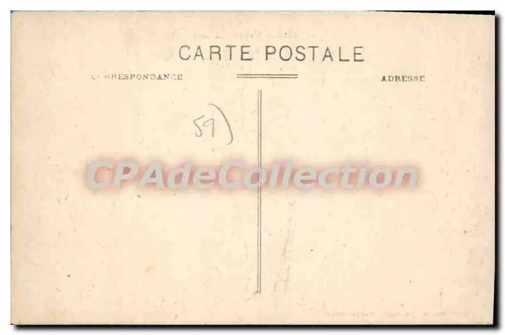 Valenciennes - A Estação — editor Boflen-Legrand, n°43 - Verso