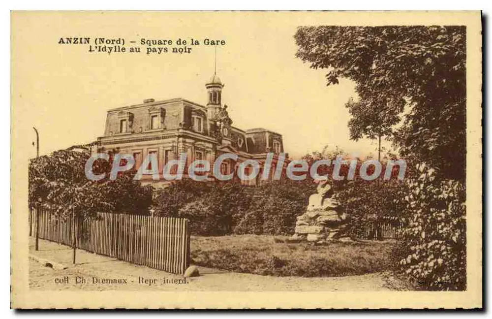 अंजिन (नॉर्ड) — गेट स्क्वायर — ल'इडिले अऊ पाय नॉयर — कॉलेक्शन च. डीमॉ, रिप्रो इंटर्डिट - आगे