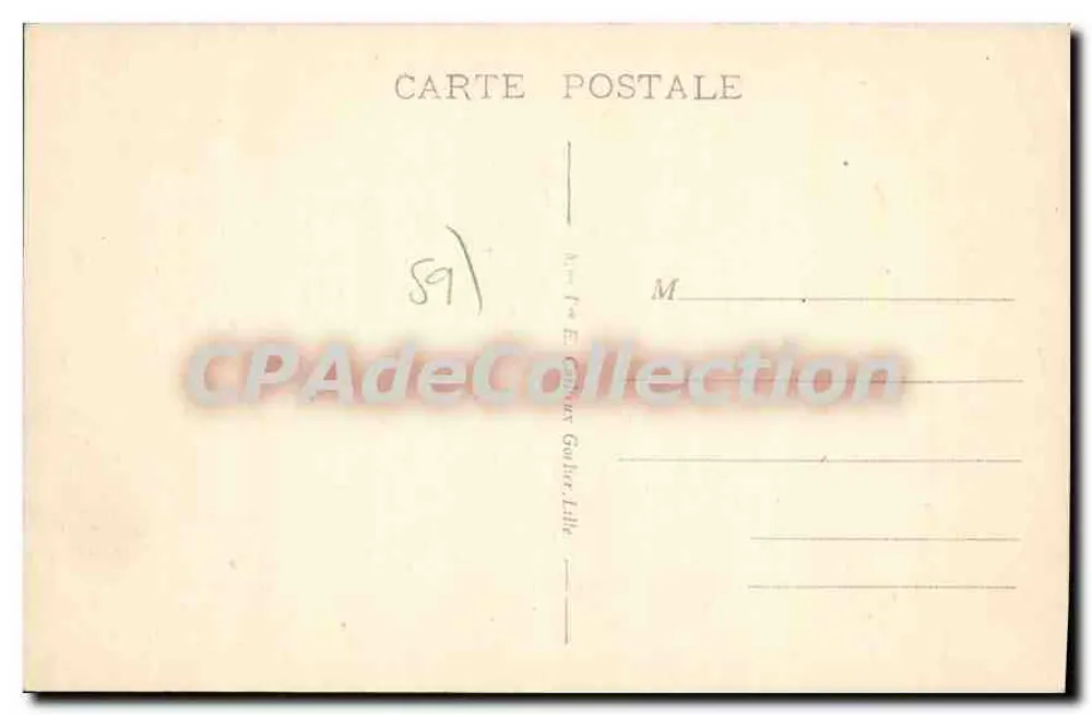 Valenciennes - Place Verte, o Kiosque - E.C. - Verso