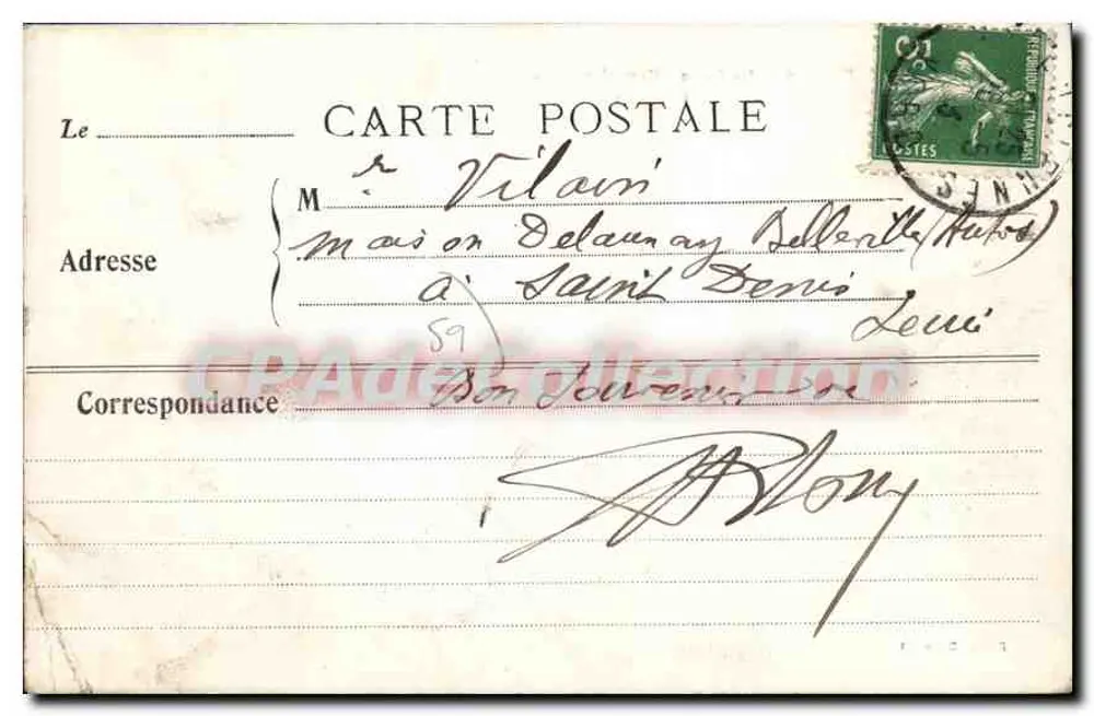 Valenciennes — A Praça — Rang dos Cafés — Fot. Delsart n°6017 - Verso