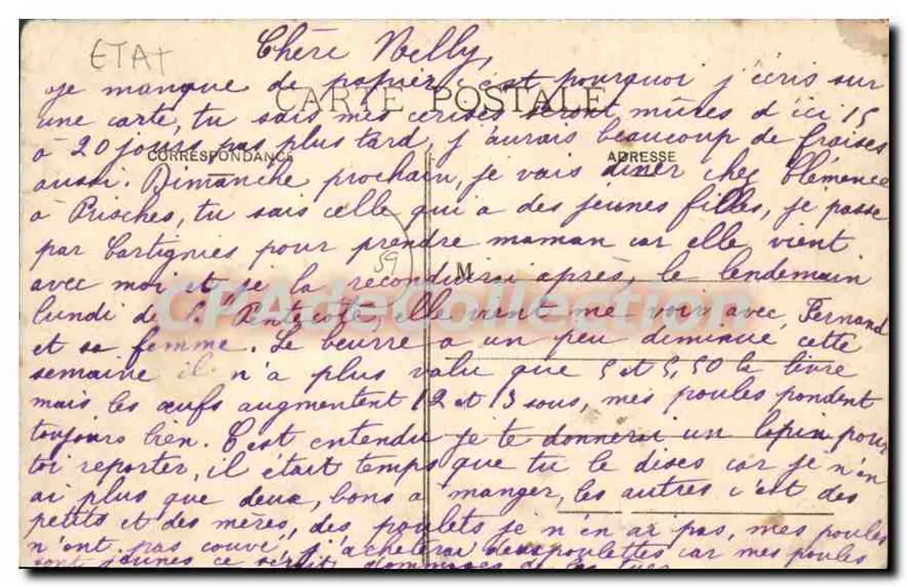 Maroilles — Die Ufer der Helpe und das Schloss — L. S., Verlag, Haulume (Noro) - Rückseite