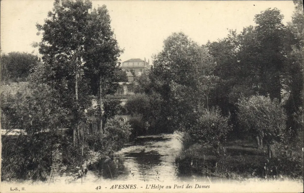 Avesnes - L'Helpe am Pont des Dames — L.S. II, n°42 - Vorderseite