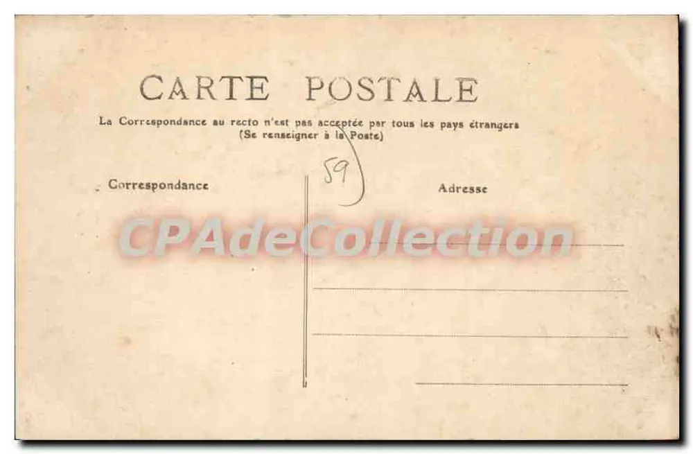 Tourcoing — Entrada da Exposição (Lado direito) — E. C. - Verso