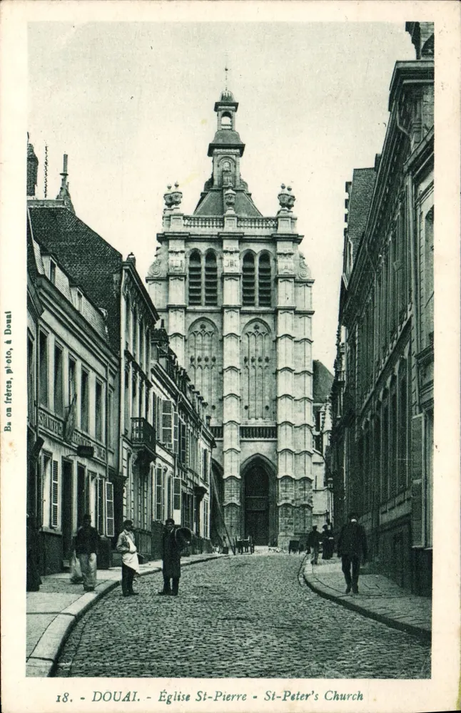 Douai — Igreja de São Pedro — Ba. on frères, foto, em Douai - Frente