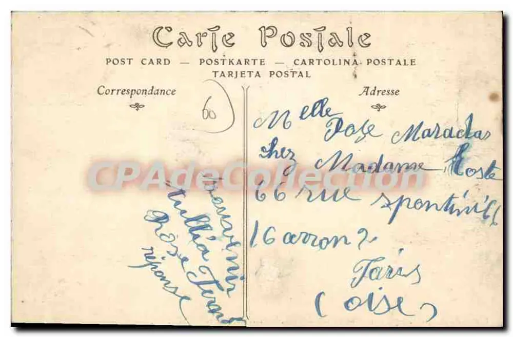 Beauvais — Innenraum des Rathauses, Bürgermeisterbüro — ND Pbot. - Rückseite