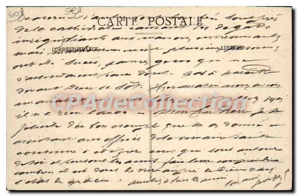 Beaufais — Panorama z katedry — V.G.F. - Rewers