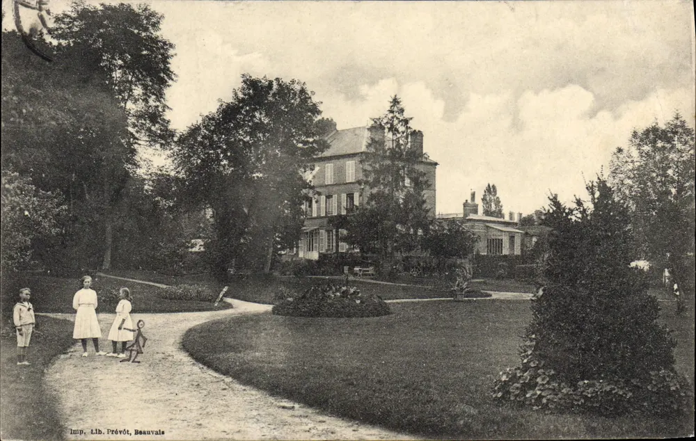 Beauvais — Vista da casa de campo — Imp. Lib. Prévôt, Beauvais - Frente