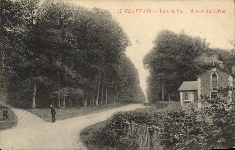 Beauvais — Bois du Parc — Maison du Garde. - Frente
