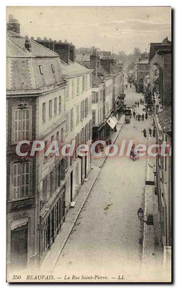 Beauvais — A Rue Saint-Pierre — LL - Frente