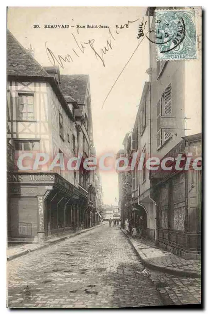Beauvais — Rue Saint-Jean — editor desconhecido, n° 20 - Frente