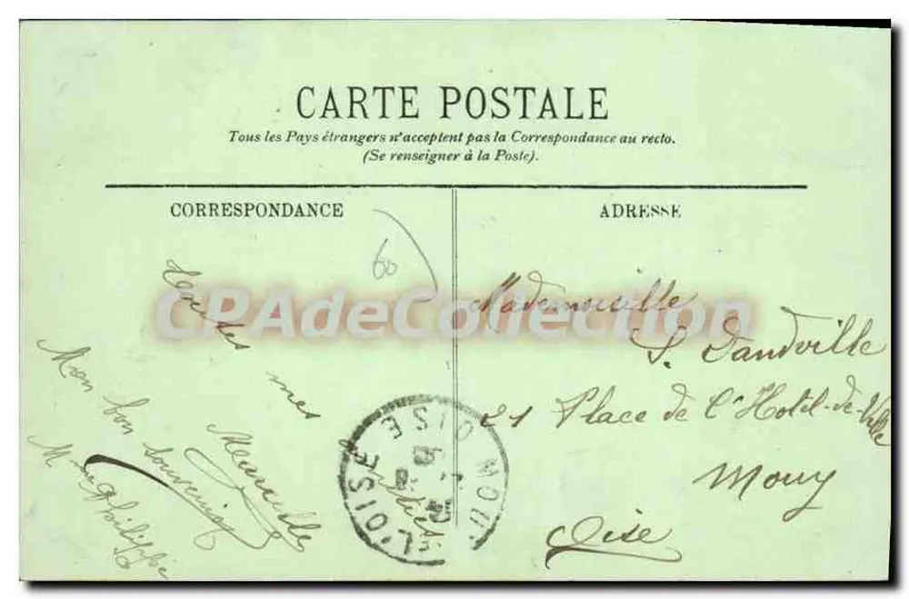 Beauvais - A Place Jeanne-Hachette e a Catedral — LL. - Verso
