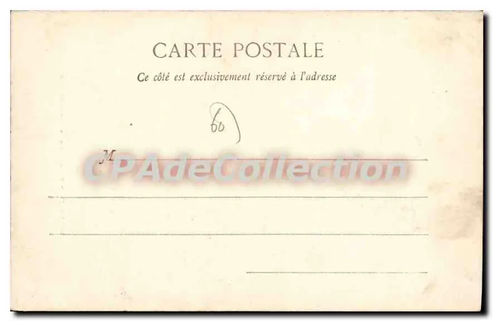 Beauvais — Portal da Basse-Œuvre — Imp. A. Oddéllis, Beauvais - Verso