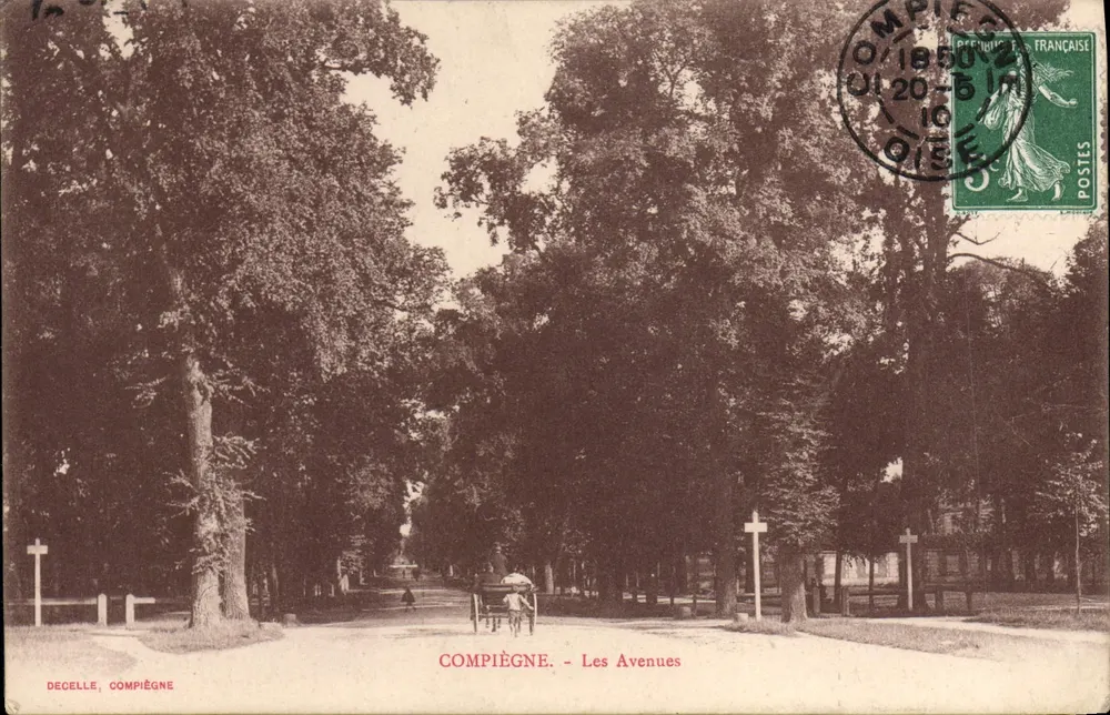 Compiègne - As Avenidas — Decelle, Compiegne - Frente