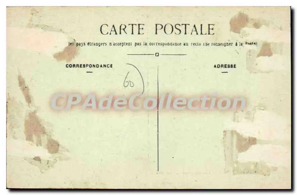 Clermont (Oise) — Square Ferret — Vandenhove, Liancourt - Verso