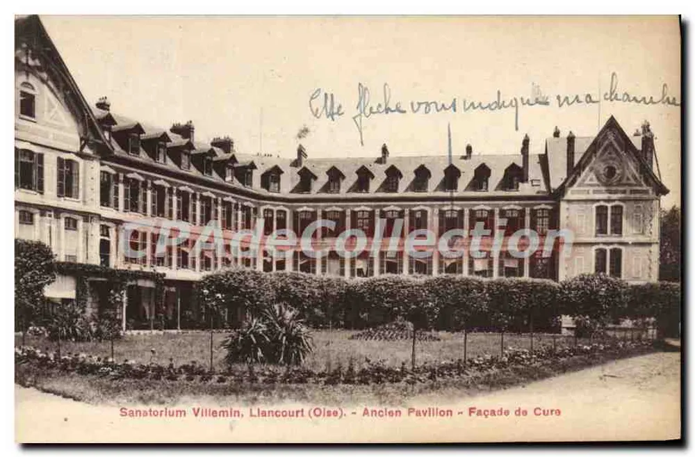 Sanatorium Villemin, Liancourt (Oise) — Ehemaliger Pavillon — Fassade der Cura - Vorderseite