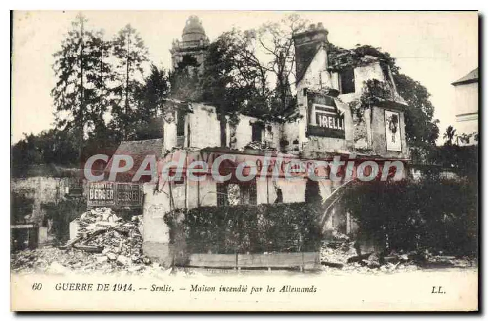 Senlis — Casa destruída pelos alemães — ÉDIA PARIS-VERSAILLES n°60 - Frente