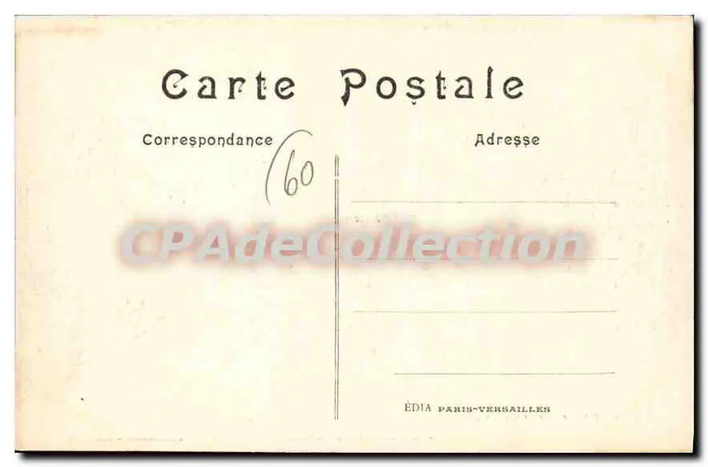 Senlis — Casa destruída pelos alemães — ÉDIA PARIS-VERSAILLES n°60 - Verso