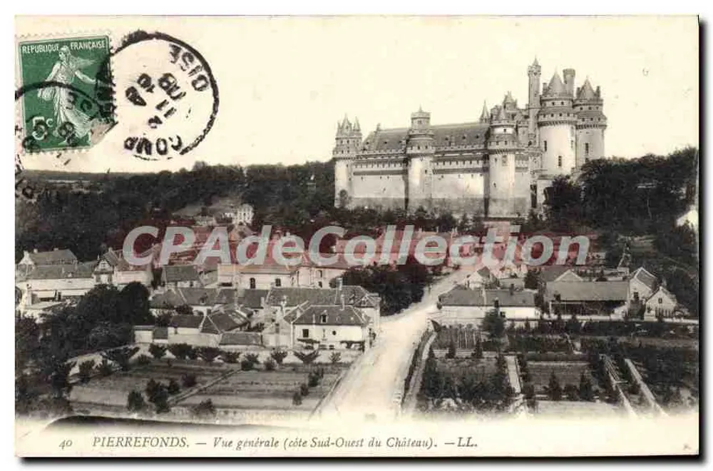PierreFonds — Vista geral (costa sudoeste do Castelo) — LL. - Frente