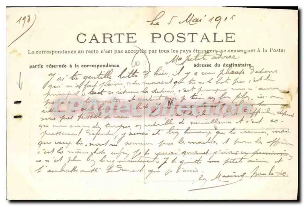 Crépy-en-Valois — Les Croutes — E. L. n°46 - Verso
