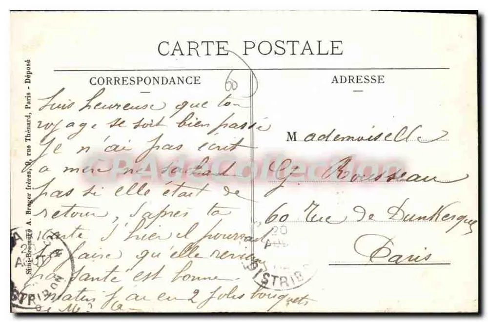 Farm von Ahsacq, ehemalige Residenz von Richelieu — Environs de Mouy — Dupont, Libraire - Rückseite