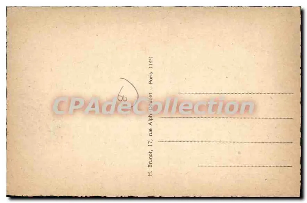Verneuil-sur-Oise — O Castelo — CPAdeCollection - Verso