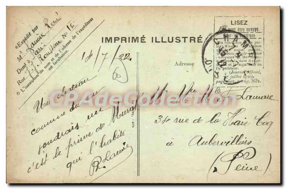 Chambly — O Castelo — Frémont, editor, Beaumont-sur-Oise - Verso