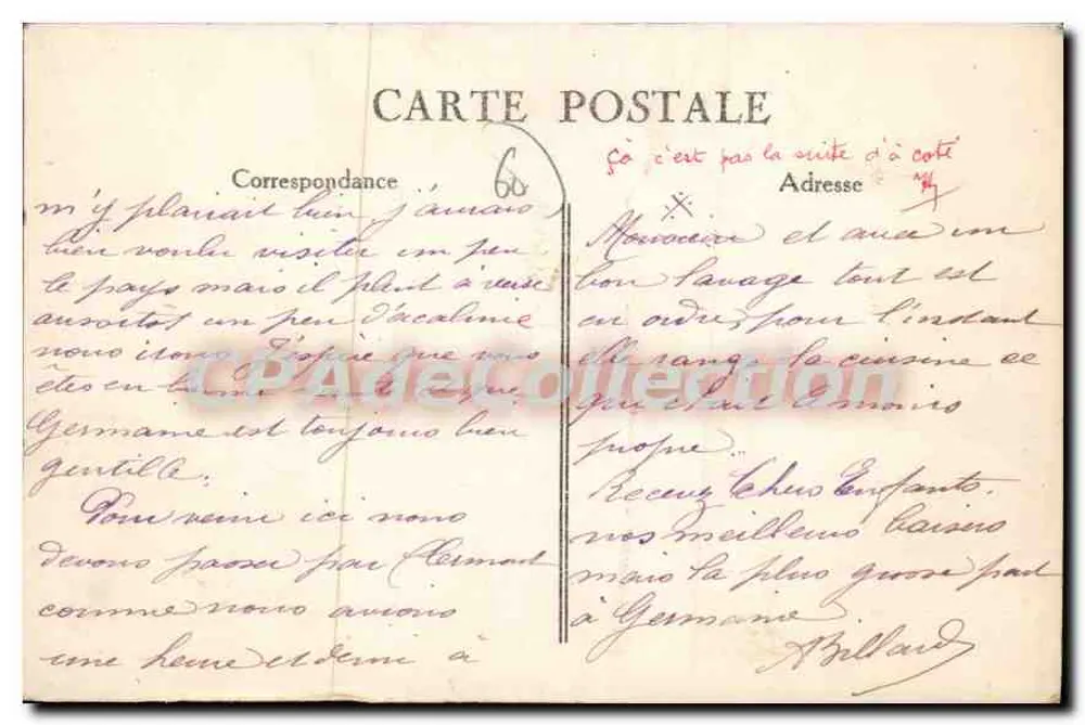 Gedenkstein für die Toten — SAINT-JUST-EN-CHAUSSEE (Oise) — Ausgabe Cachetius - Rückseite