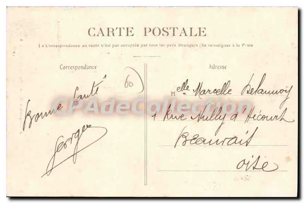 Liancourt — La Iglesia — Editor: L'Établissement de Clermont (Oise) — N° 227 - Reverso