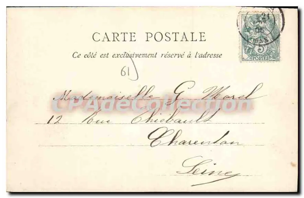 Alençon — Kiosque de Música — A Normandia — A CPAPHIL Paris - Verso