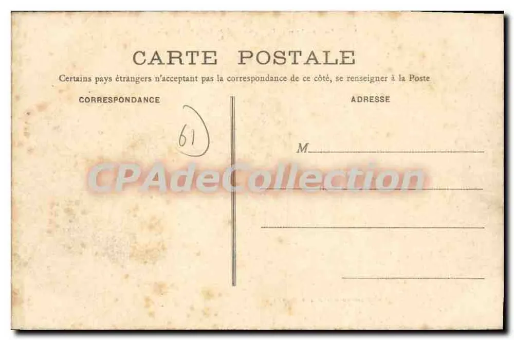Argentan - O Ponte na Rua da República — Chalumeau-Michelli, Argentan - Verso