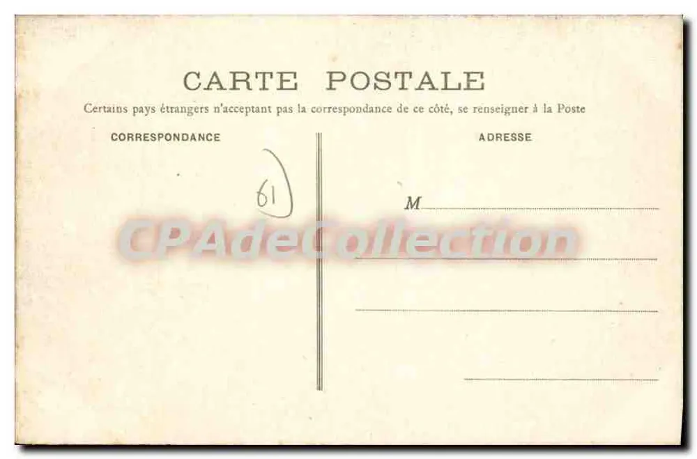 Argentan — Boulevard Mézeray — Chalumeau-Michelli, Argentan - Verso