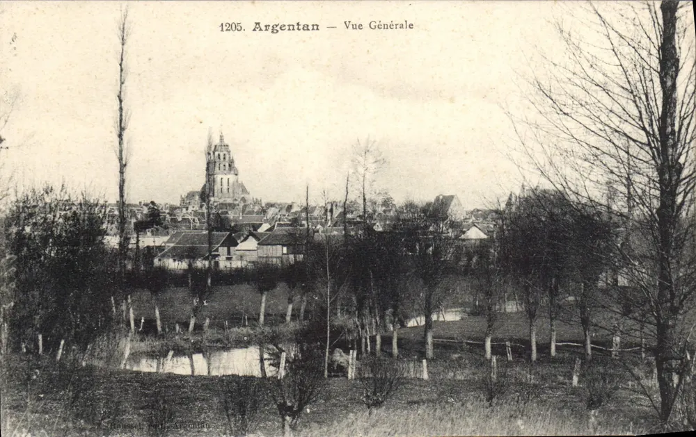 Argentan — Vista Geral — Editor: Argentan, n° 1205 - Frente