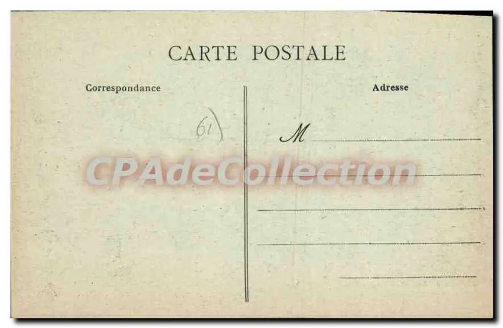 Argentan - Vecchie Case sull'Orne — A. Lejeune, edit., Argentan, N° A 58 - Verso