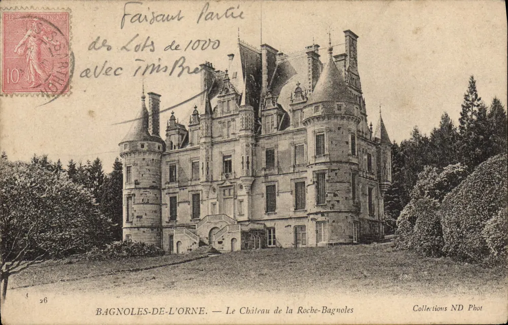 Bagnoles-de-l'Orne — Schloss La Roche-Bagnoles — Collections ND Phot - Vorderseite