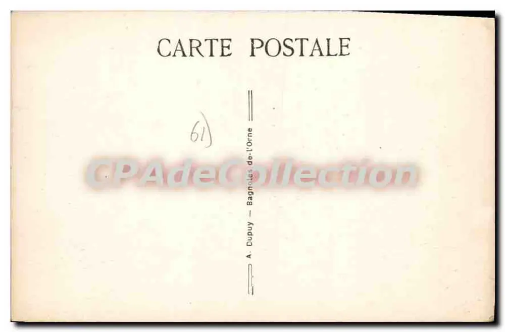 Bagnoles-de-l'Orne — Place Centrale — A. Dupuy - Verso