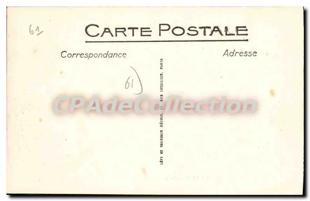Bagnolles-de-l'Orne — Das Grand Hotel und die Thermalapotheke — LL n°260 - Rückseite