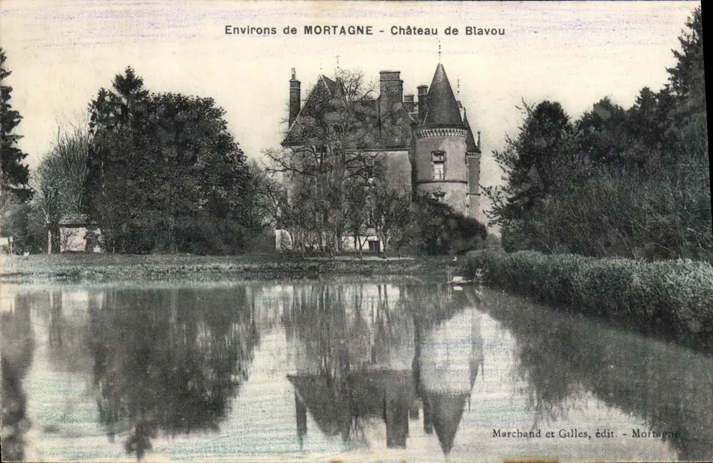 Arredores de MORTAGNE - Castelo de Blavou — Marchand e Gilles, ed. - Mortagne - Frente