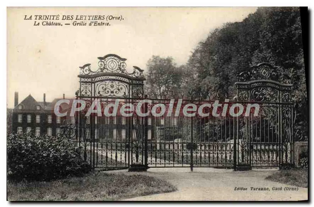 La Trinité-des-Leitières (Orne) — Das Schloss — Eingangstor — Edition Taranne, Gascé (Orne) - Vorderseite