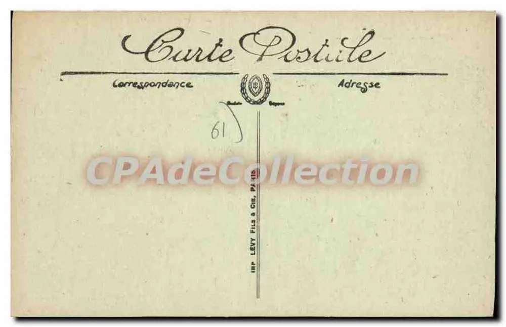 La Trinité-des-Leitières (Orne) — Das Schloss — Eingangstor — Edition Taranne, Gascé (Orne) - Rückseite