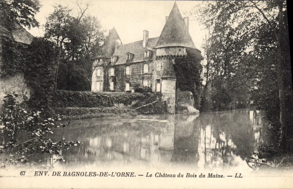 Umgebung von Bagnoles-de-l'Orne — Schloss Bois du Maine — LL - Vorderseite
