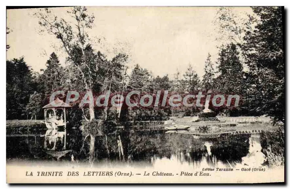 La Trinité-des-Lettiers (Orne) — O Castelo - Lago — Édition Taranne - Gacé (Orne) - Frente