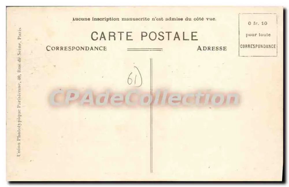 Belleme (Orne) — O Monumento — Edition Edet n°101 - Verso
